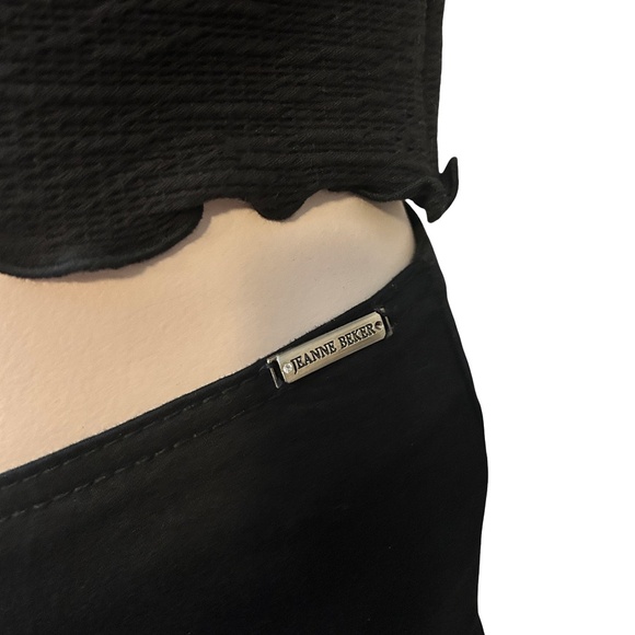 Jeanne Beker Bekky Jegging Skinny Jeans Pants Black with FREE Crop Top Add On - Picture 10 of 16